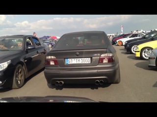 Отжиг на слёте BMW M5_E39